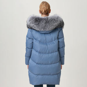 Chaqueta Bomber Acolchada de Invierno para Hombre, Larga, Brillante, Teñida, Impermeable, Resistente al Viento, Ecológica, 100% Algodón con Bordado - Product Image 3