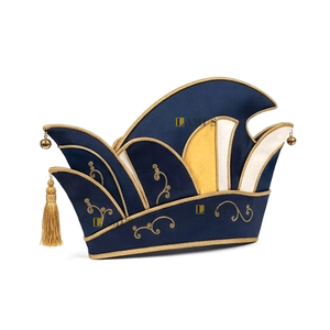 Chapeau de carnaval traditionnel fait main sur mesure en satin, casquette de prince pour déguisement de carnaval - Product Image 4