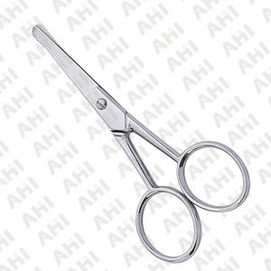 Stainless Steel Straight Tip Nose Hair Eyelash Scissors Sharp Blade Manicure Scissors for Facial Hair Removal - Product Image 3