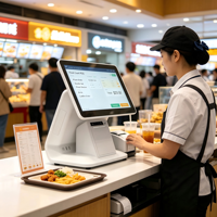 Máquina POS Android con Pantalla Táctil Capacitiva de 15.6 Pulgadas, Compatible con SDK, Software Desarrollado Internamente para Puntos de Venta en Restaurantes y Comercios Minoristas