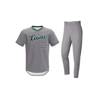 Tenue de baseball pour homme Inflow Sports de qualité supérieure, 100 % polyester respirant, avec logo personnalisé, options grandes tailles, toutes saisons