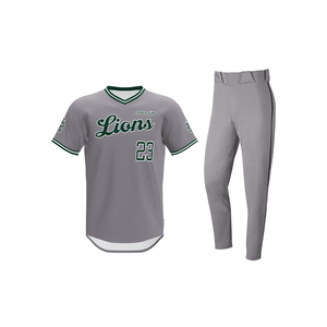 Uniforme de baseball pour hommes de qualité supérieure, 100% polyester respirant, ensembles avec logo personnalisé, options de tailles plus grandes - Product Image 6