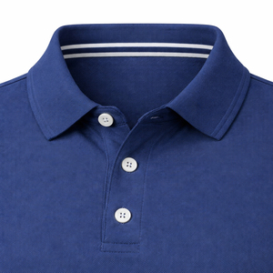 Polo personnalisé en gros pour hommes, T-shirt polo en coton piqué, fabricant OEM ODM, marque privée, polo pour hommes - Product Image 6