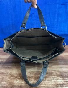 Bolso Mensajero Vintage de Cuero Genuino, Grande, Resistente, con Cierre de Cremallera Antirrobo, Bolsillos Delanteros, para Uso Diario en Todas las Estaciones - Product Image 4