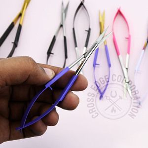 Ciseaux de coupe de cils et de cuticules en acier inoxydable - Product Image 1