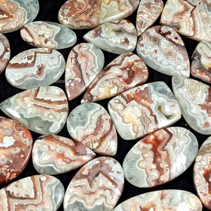 Crazy Lace Agate Loose Gemstones Wholesale Supplier Natural Cabochons Faceted Stones Crystal Bulk Export India - Product Image 1