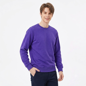 Sweat-shirt à col rond en molleton avec imprimé graphique et épaules tombantes pour les marques de streetwear américaines (vente en gros) - Product Image 4