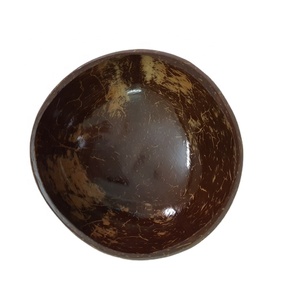 Prix de gros – Vaisselle écologique de haute qualité, très demandée : Ensembles de bols en noix de coco naturelle polie et couverts, fabriqués au Vietnam - Product Image 1