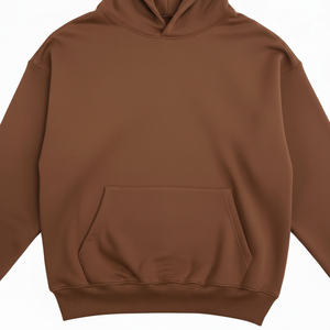 ชุดเซ็ตเสื้อฮู้ดดี้และกางเกงจ็อกเกอร์ยูนิเซ็กซ์สำหรับฤดูหนาว ล้างสีแบบแอซิดวอช ระบายอากาศได้ดี สไตล์ลำลอง แต่งลูกปัด ผ้าคอตตอน ใส่ได้สองด้าน ไซส์พลัส - Product Image 5