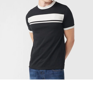 Camisetas Formales de Cuello Redondo Estampadas para Hombre de Alta Calidad, 100% Algodón, 300g, Cuello Grueso, Secado Rápido y Transpirable - Product Image 1