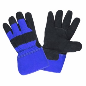 Gants de travail en cuir pour homme et femme, résistants, en cuir de vachette pleine fleur, unisexes - Product Image 4