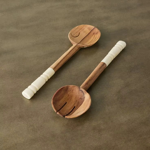 Best ever Design <b>Salad</b> Server With Bone Handle Wooden <b>Salad</b> Server Bone <b>Salad</b> Server <b>Salad</b> <b>Tools</b> At very low factory Price - Product Image 1