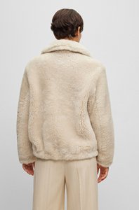 Winter Warm <b>Women's</b> Waterproof Long Sleeve Cotton Filled Dyed Eco-Friendly Embroidery High Quality Faux Fur Puffer <b>Jacket</b> - Product Image 5