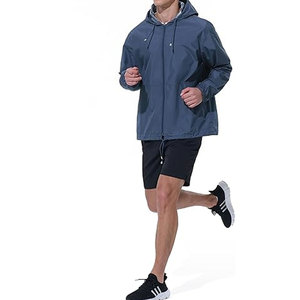 Mens Rain <b>Jacket</b> Raincoat Windbreaker Running Waterproof Lightweight <b>Packable</b> with Hood Travel Hiking Cycling Outdoor - Product Image 6