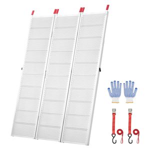 Rampe per Rimorchi in Alluminio con Capacità di 1500 LBS, 76 x 54 Pollici, Pieghevoli in Tre Parti, con Dita in Gomma Antiscivolo per Carico ATV - Product Image 1