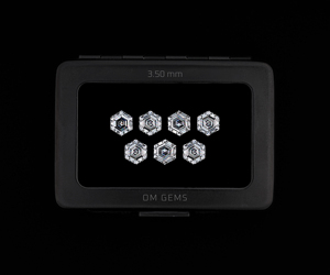 OM GEMS 3.50 MM Diamant de laboratoire cultivé sans conflit, taille hexagonale, couleur E, percé au laser, clarté VVS-VS, pierre libre, très demandé, pour la création de bijoux - Product Image 1