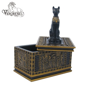 Placa de Pared de Resina Pintada a Mano de Lujo Egipcio con Diseño VERONESE y Ankh para Decoración del Hogar - Product Image 4