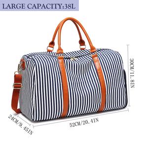 Bolsa de lona sublimada de color blanco, impermeable, para gimnasio, viajes, fitness, con diseño de logotipo personalizado, venta al por mayor, impermeable - Product Image 2