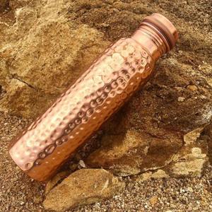<b>Copper</b> <b>bottle</b> traditional design <b>copper</b> <b>bottle</b> hammered finish <b>copper</b> <b>bottle</b> shiny polished <b>copper</b> <b>bottle</b> with screw cap - Product Image 2