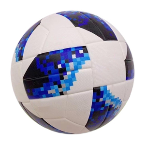 Ballon de football de taille officielle 5, nouvelle conception, panneaux TPU collés, imperméable, sans couture, entraînement en extérieur, ballon de football thermique, rebond élevé - Product Image 3