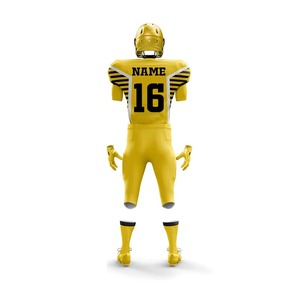 Uniforme de football personnalisé, broderie de logo personnalisée, ensemble maillot et pantalon pour les clubs de football américain et les équipes sportives - Product Image 6
