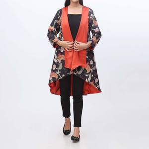 Camisa de franela estampada para mujer PW3214 1PC Ropa de lana y mezclas - Product Image 3