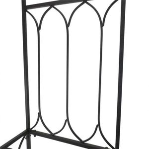 Panchina da Esterno in Acciaio Inossidabile con Arco per Patio, Parco e Hotel - Product Image 6
