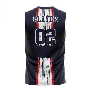 Wholesale Flag Football Jerseys Adults Summer Heat-Transfer Printing <b>Compression</b> Short Sleeve Breathable Quick Dry 100% - Product Image 2