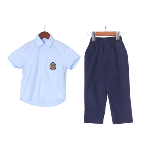 Nouvelle jupe plissée courte de style urbain pour uniformes scolaires unisexes pour enfants, 100 % polyester - Product Image 2