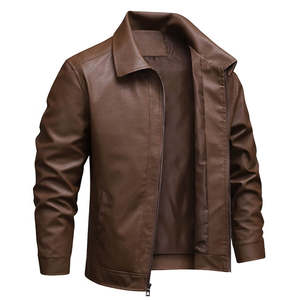 Chaqueta de cuero de diseño de moda para hombre, nueva llegada, chaquetas de cuero para hombre, chaqueta de cuero vacuno de primera calidad - Product Image 2
