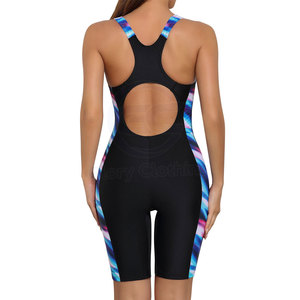 Custom Women's One-Piece Swimsuit OEM Service Polyester/Nylon Anti-Bacterial Quick Dry V-neck Beachwear Hot Sale Halex - Product Image 3