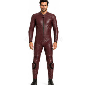 Combinaison de moto en cuir pour homme, imperméable, légère, pour une conduite confortable, les voyages et les aventures en plein air - Product Image 4