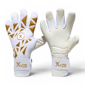 Gants de gardien de but professionnels en caoutchouc respirant antidérapant de qualité supérieure pour l'entraînement et les matchs de football avec fermeture auto-agrippante - Product Image 1