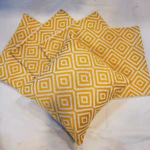 Housses de coussin décoratives en lin tissé style bohème, 18x18 pouces, carrées, rayées, amovibles, lavables, personnalisables, fermeture enveloppe, Keshav - Product Image 6