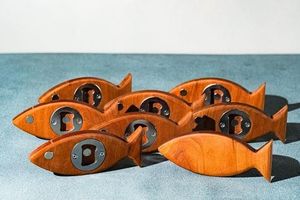 Magnetic Bamboo Blank Bottle <b>Opener</b> Suitable for Bar Household Barware Tools Wedding Favors Bottle <b>Openers</b> for Guest - Product Image 2