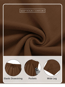 Nouvelle Collection : Pantalons Femme Tendance Décontractés Ample Coupe Droite Évasée pour le Sport et l'Extérieur - Product Image 6