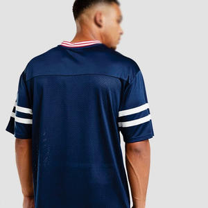 Maillot de football américain pour homme de qualité supérieure, style maille respirante à manches courtes avec numéro, vente en gros - Product Image 4