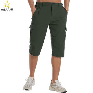 Pantalones Cortos Cargo para Hombre, de Secado Rápido, Ligeros, para Senderismo, Trabajo o Golf, con 5 Bolsillos con Cremallera - Product Image 1