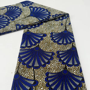 Tela de Algodón Ankara con Estampado Africano de Alta Calidad para Ropa de Moda, Prendas Elegantes y Confección Personalizada - Product Image 1
