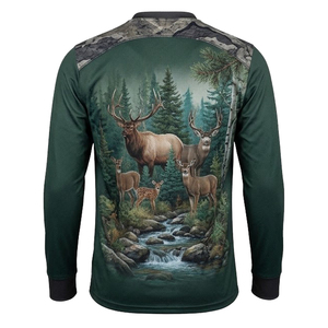 Chemise de chasse pour homme Stalwart Impex, pour la fin de saison, par temps froid, doublée en coton, manches longues, lavée, imperméable, anti-UV, USA Europe - Product Image 3