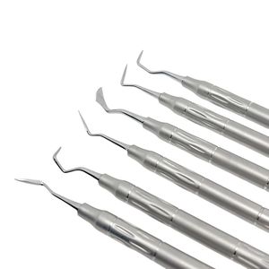 Instrumentos de Cirugía Dental, 6 Piezas de Alta Calidad en Acero Inoxidable, Herramienta Manual para Limpiar Implantes y Huesos, Narham Enterprises - Product Image 5