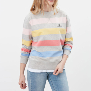 Women's Custom Logo Heavyweight Sweatshirt Cotton <b>Long</b> <b>Sleeve</b> Crewneck Pullover Casual <b>Gym</b> Fashion <b>Top</b> 2026 - Product Image 1