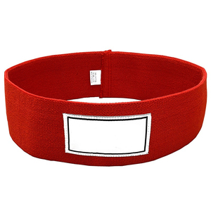 ชุดยางยืดออกกำลังกายแบบผ้าสีชมพูสำหรับโยคะและบริหารกล้ามเนื้อสะโพก ยี่ห้อ Private Label รุ่น Pull-Up แบบวงกลม - Product Image 1