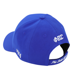Casquette de baseball noire avec écusson Phi Beta Sigma, lettres grecques brodées, logo ajustable, vêtement de fraternité - Product Image 2