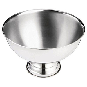 Bol à champagne en acier inoxydable avec design martelé carré, finition miroir, seau à glace double paroi grande capacité pour la vente - Product Image 4
