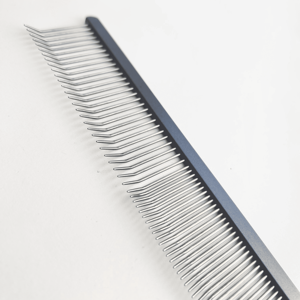 Peine Curvo Azul para Perros con Punta, Herramienta de Acabado para Peluquería Canina, Acero Inoxidable, Venta al por Mayor - Product Image 5