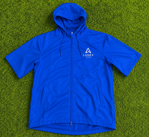 Parka de bain unisexe personnalisée imperméable à manches courtes avec capuche, séchage rapide, robe de change avec fermeture éclair intégrale pour la natation, le surf, la plage et la piscine - Product Image 6