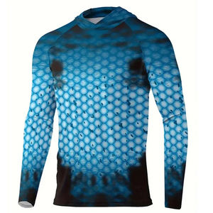 Camisa de Pesca con Capucha de Manga Larga para Hombre, Camuflaje, Secado Rápido, Protección Solar UPF 50 - Product Image 4