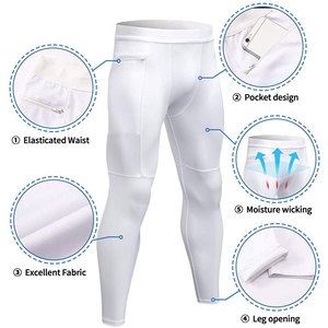 Leggings de compression pour hommes à séchage rapide, extensibles, pour le basketball, la musculation et l'entraînement sportif estival - Product Image 3