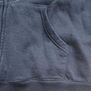 Sweat-shirt d'hiver personnalisé pour fabricant sur mesure, grande taille, avec logo personnalisé en strass, style streetwear décontracté et tendance - Product Image 6